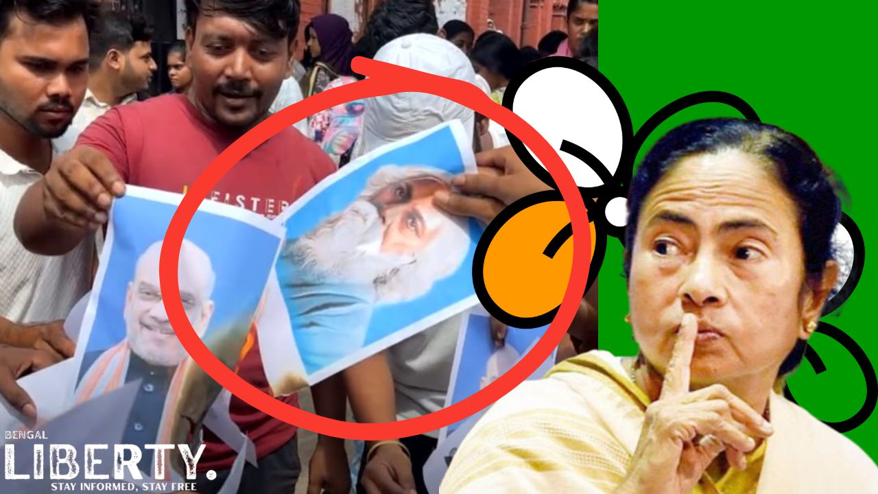 Rabindranath Tagore Photo Burn