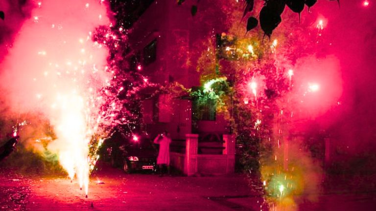 kalkata and hawrah diwali pollution