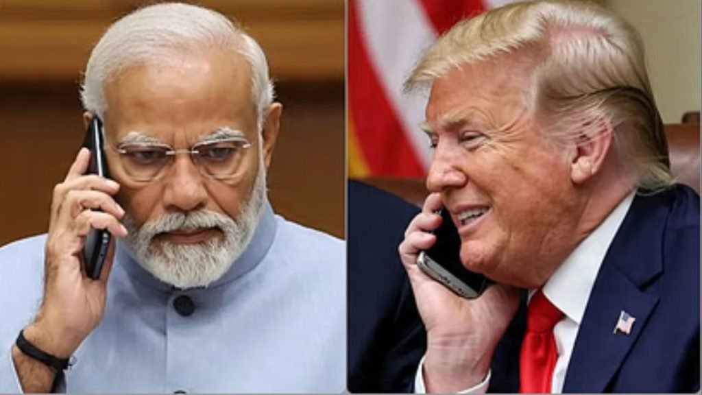 Trump calls Modi for diwali wish