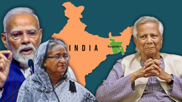Narendra modi-seikh hasina-muhammad yunus
