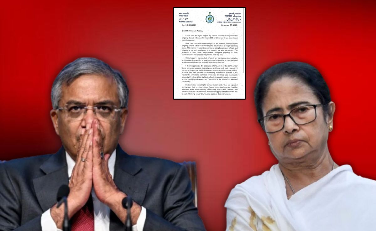Mamata Banerjee's letter to Gyanesh Kumar