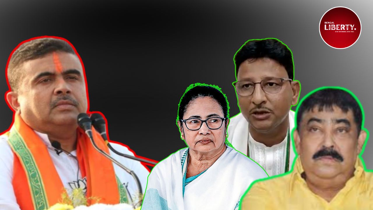 Suvendu attacks Mamata, Anubrata, Kajal