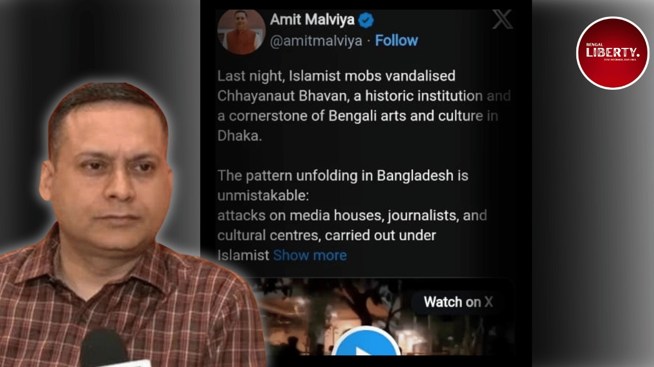 Amit Malviya's tweet about Bangladesh