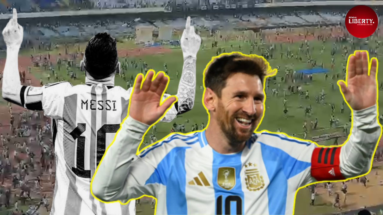 Lionel Messi Kolkata Chaos