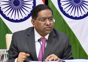 Randhir Jaiswal (India on Bangladesh)