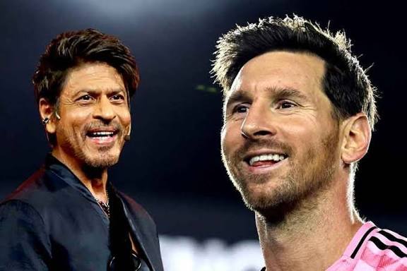 Messi meet SRK at Kolkata