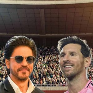 Messi meet SRK at Kolkata
