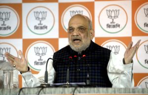Amit Shah in Kolkata