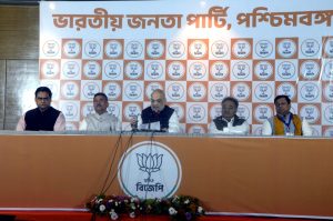 Amit Shah in Kolkata