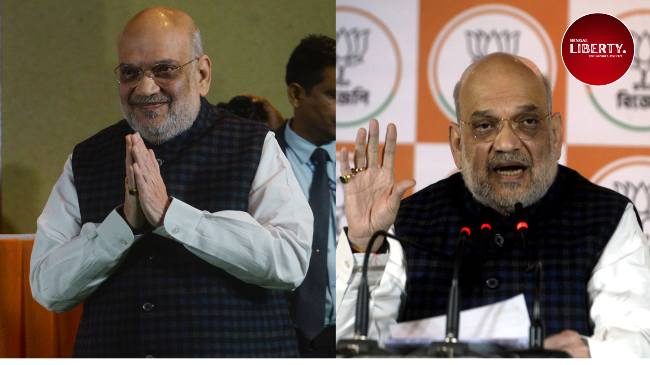 Amit Shah in Kolkata