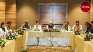 Amit Shah-Dilip Ghosh in meeting