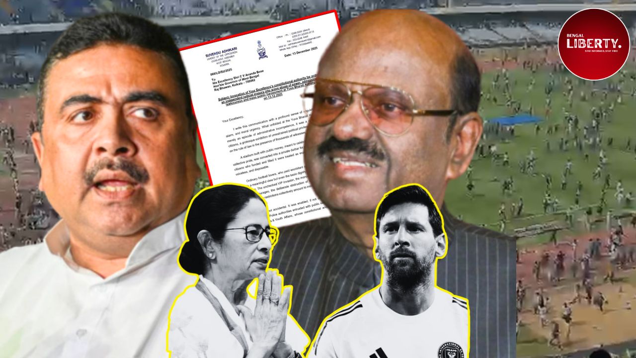 Suvendu letter on Messi Kolkata trip chaos