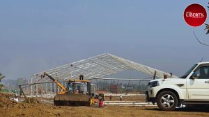 Prime Minister on a visit to Bengal