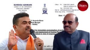 Shubhendu Adhikari Letter to Governor
