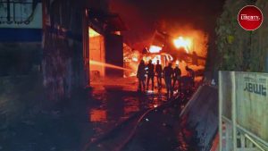 Anandapur Fire Incident Protest