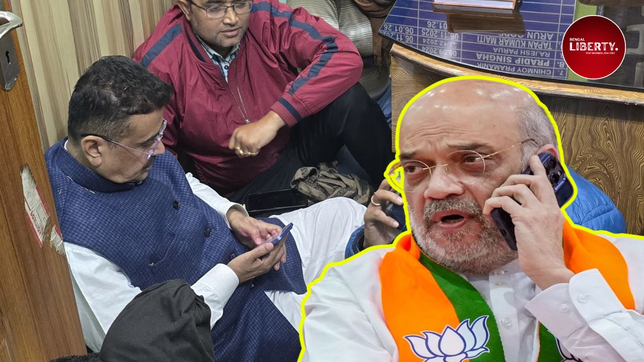 Amit Shah called Suvendu Adhikar