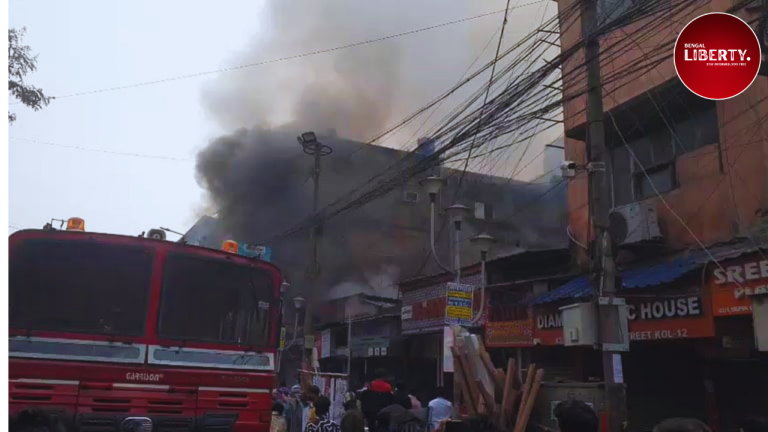 Kolkata BB Ganguly Street Fire