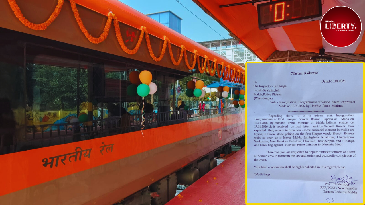 RPF Security Alert on PM Modi WB Visit