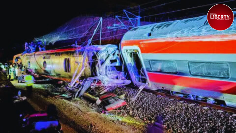 Terrible train accident in Spain