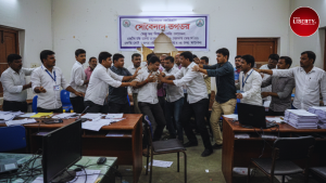 SIR Hearing Violence in Kumarganj BDO office