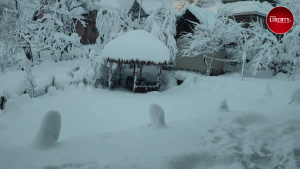 Snowfall in Kashmir