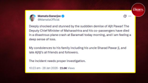 Modi-Mamata on Ajit Pawar Death News