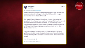 Modi-Mamata on Ajit Pawar Death News