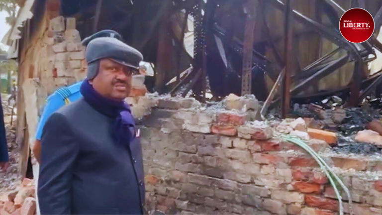 Governor Visit at Anandanpur Fire Incident