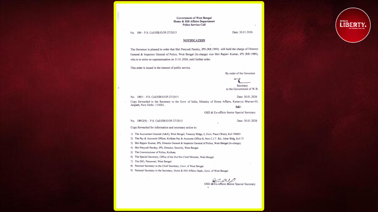 Piyush Pandey appointed Acting DGP