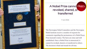 Donald Trump is getting Nobel Peace Prize