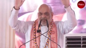 Amit Shah at ISKCON