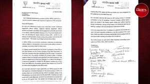 BJP letter to WB Governor