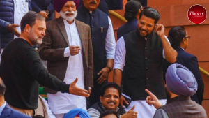 Rahul Gandhi Ravneet Singh Bittu Clash