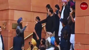 Rahul Gandhi Ravneet Singh Bittu Clash