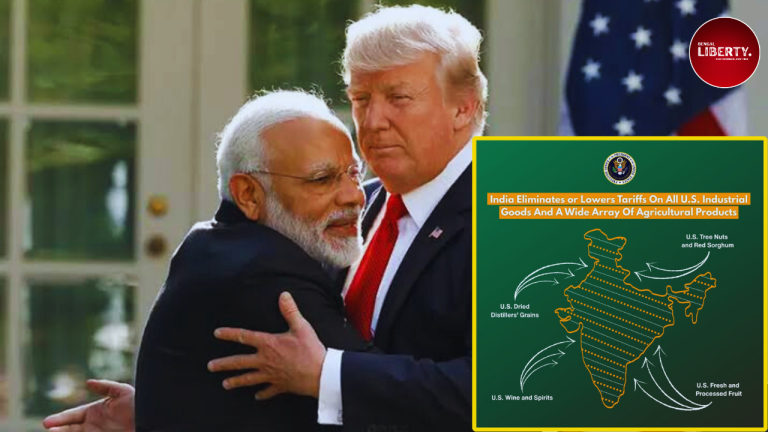 Trump administration shared a map of India