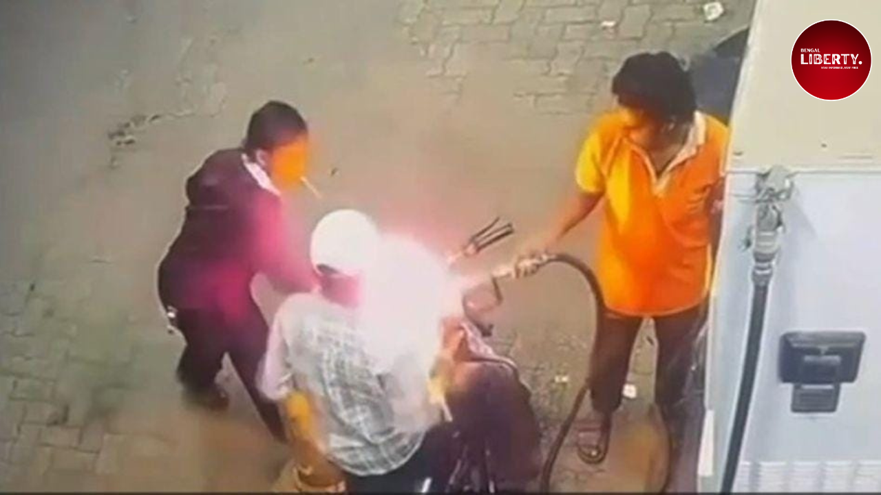 Petrol Pump Fire Incident