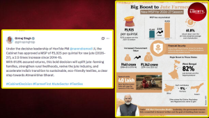 Raw Jute MSP 2026-27