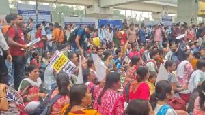 SSC recruitment protest