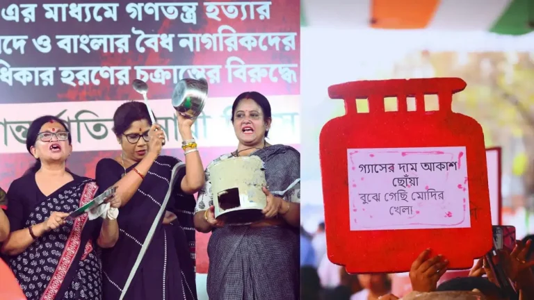 Mamata Banerjee LPG protest