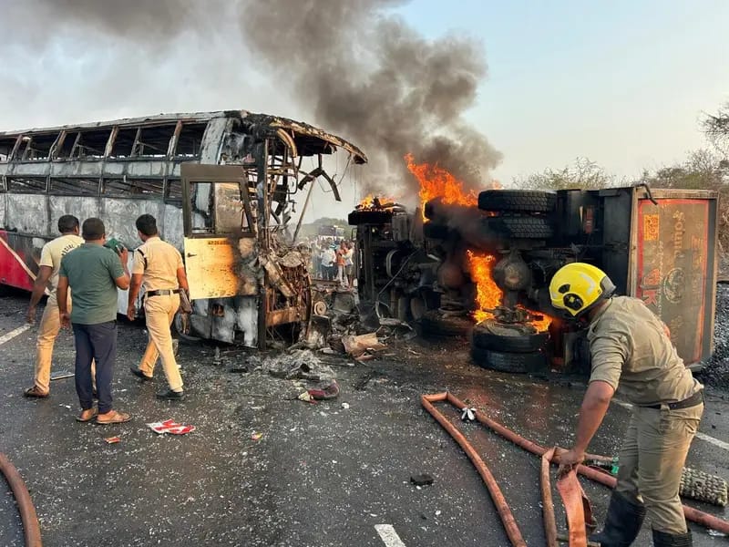 Markapuram bus fire