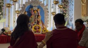 Raj-Subhasree at Annapurna Puja