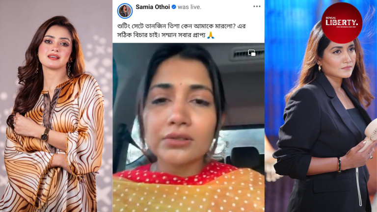 Bangladesh TV shooting set clash