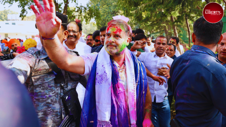 Rahul Gandhi Holi Celebration