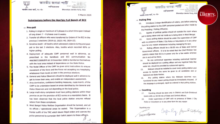 BJP 18 Point Demand to EC