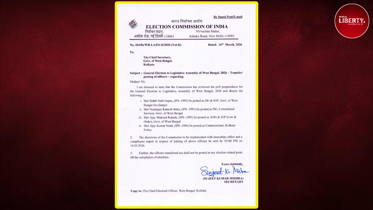 WB Police Leadership Reshuffle