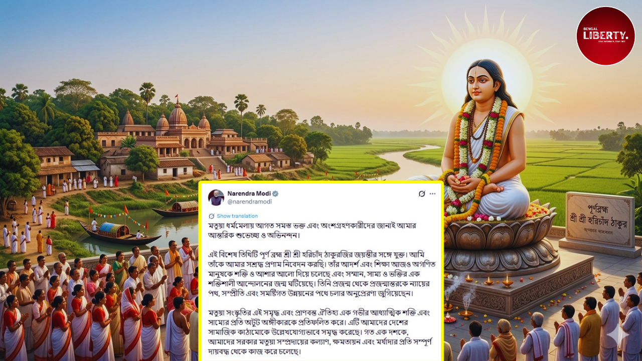 PM Modi Message on Harichand Thakur