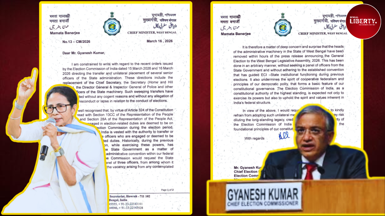 Mamata Banerjee Letter to EC: