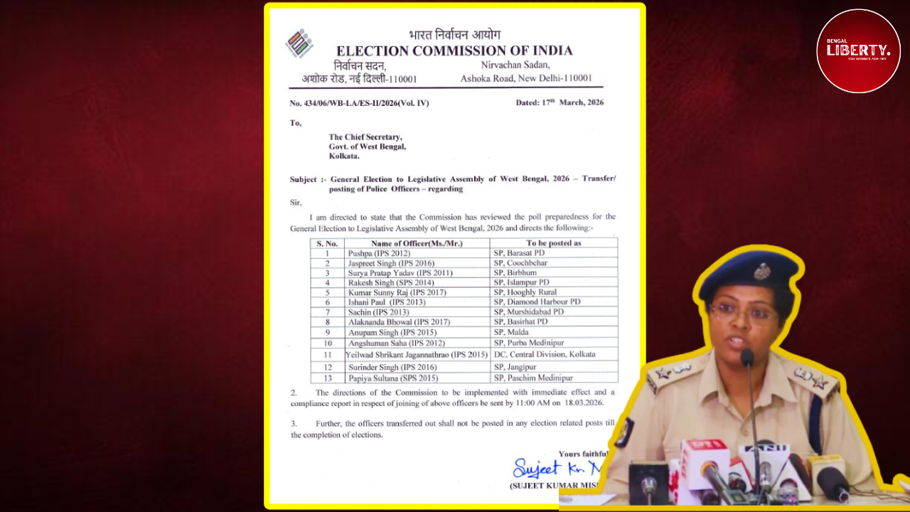 EC Transfers WB Police SP