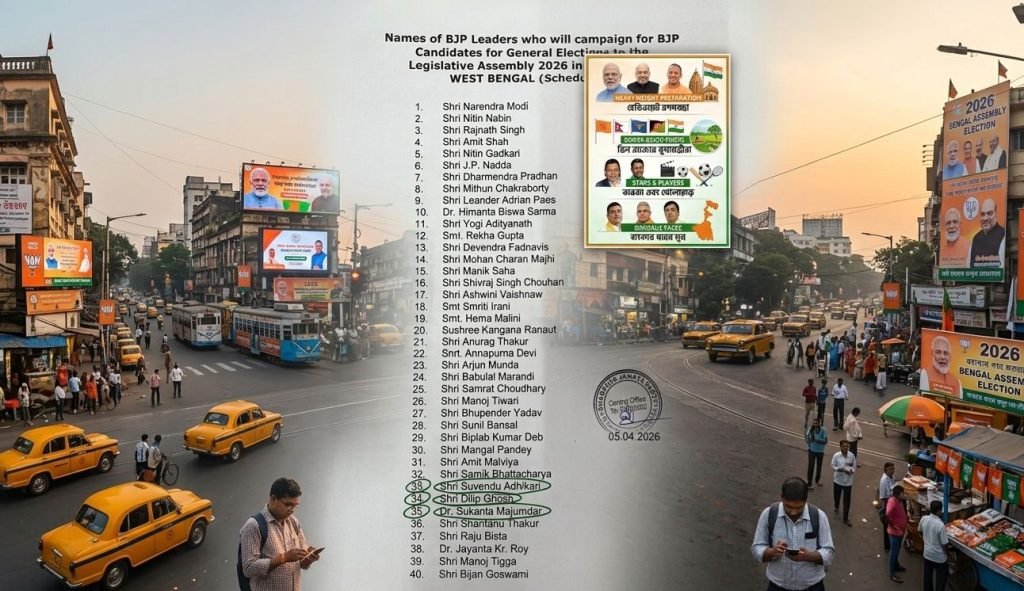 BJP Star Campaigner List 2026