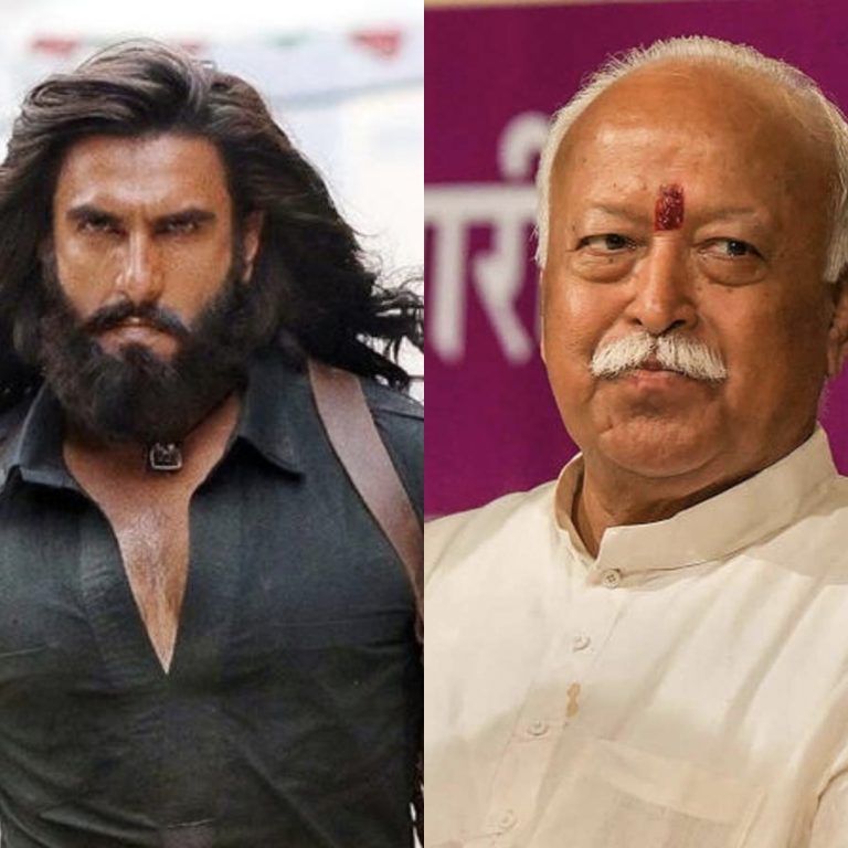 Mohan Bhagwat Ranveer Singh Meeting